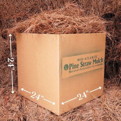 Premium Longleaf Pine Straw - Boxed Mulch Delivery - FREE SHIPPING